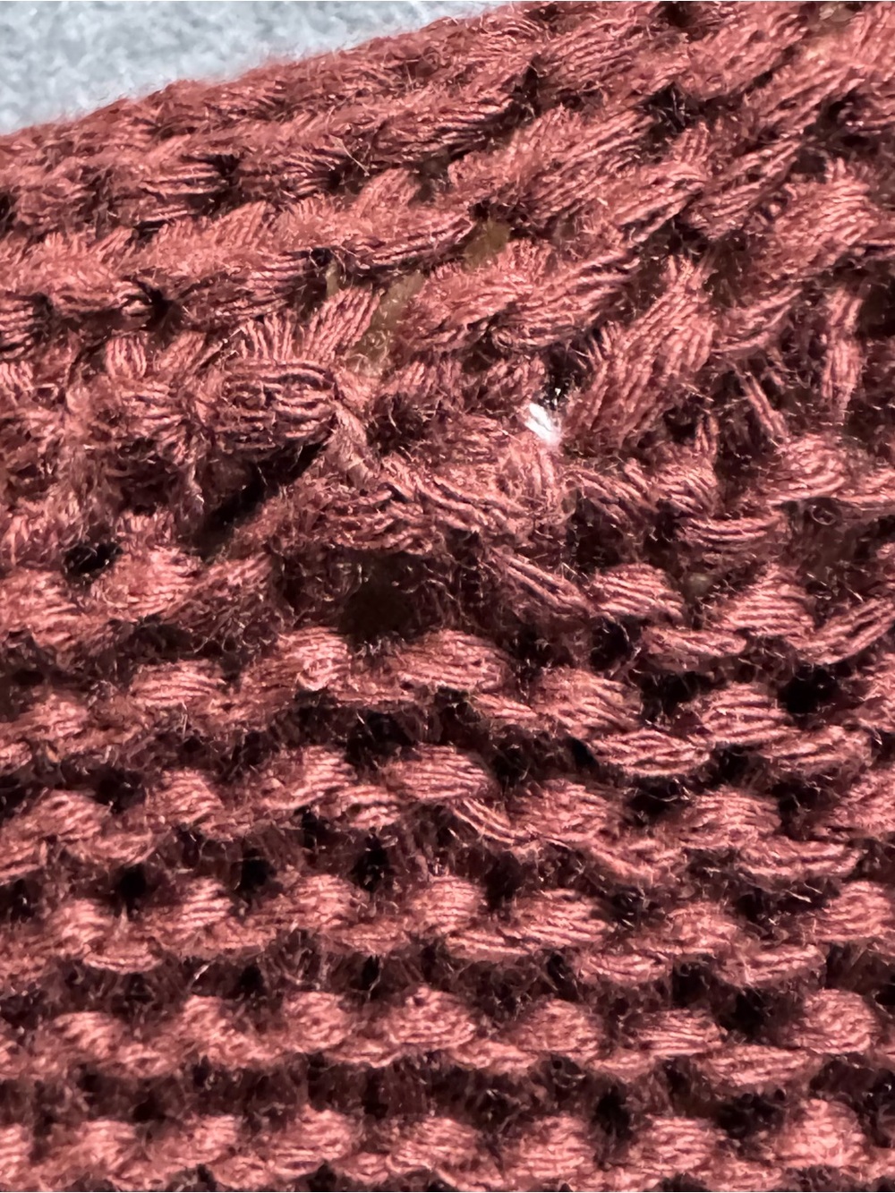 Umgee Ruffle-Front Open Cardigan Sweater - Rust Brown - Picture 3 of 8